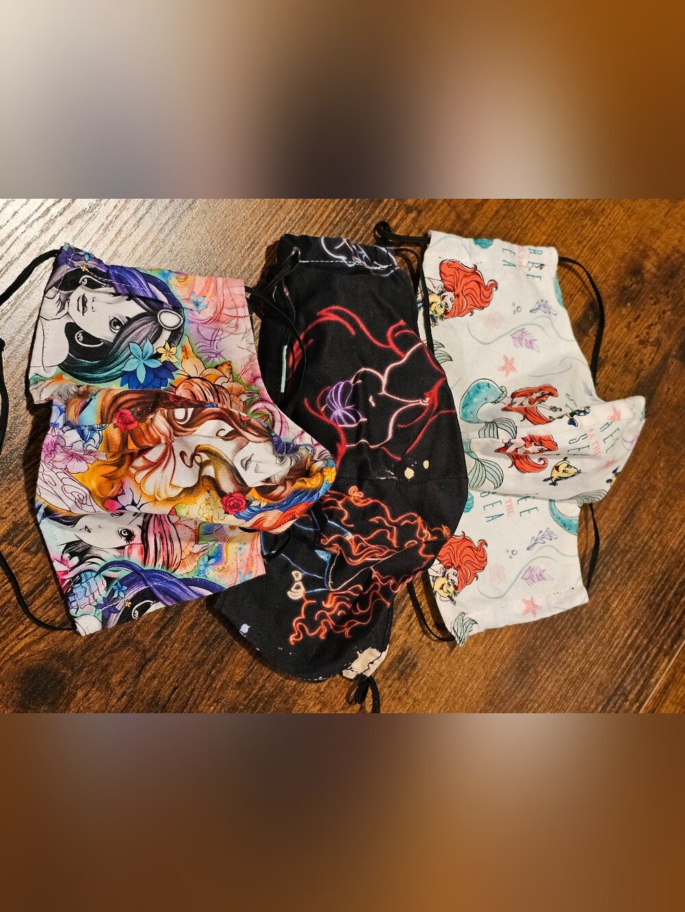 Disney Themed Reusable Face Masks - Set Of 3